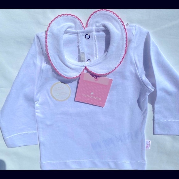 NWT Beautiful Mini Mimo Baby Girl Embroidered Top - Picture 3 of 7